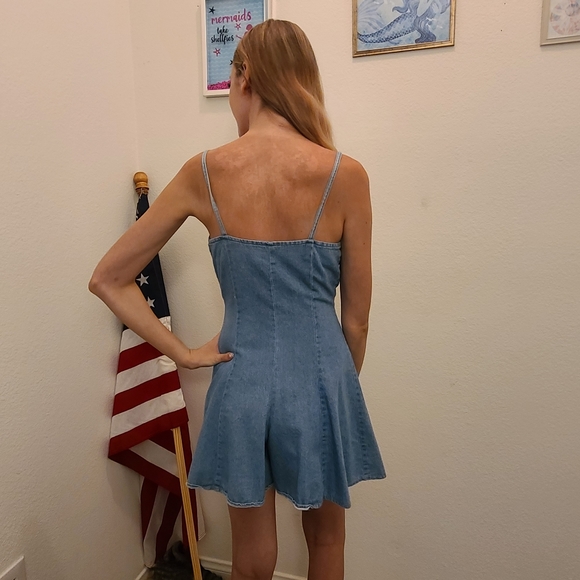 Venus Attitudes Vintage Jean Romper - Picture 3 of 9